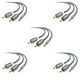 thumbnail image 3 of Cateissary RCA Cable de Audio Jack 3,5 a 2 RCA Cable 3,5mm Jack a 2RCA Splitter Cable para TV PC amplificadores DVD Cable de altavoz Type5 NO5, 3 of 4
