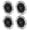 Black, variant on Aluminum Alloy Simulated Brake Disc Replacement Upgrade Accessory Parts for HSP 94123 1:10 Scale RC Touring Cars (8 inches / 20.3 cm), Dark Blue 4-Pack