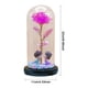 thumbnail image 3 of La cubierta de cristal florece la lámpara LED artificial con pilas de la luz LED de Rose para las mujeres, 3 of 5