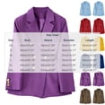 thumbnail image 3 of Cmfcve Women's Double Breasted Blazer Jacket Lapel Collar Long Sleeve Oversized Dressy Casual Suit Coat, 3 of 7