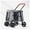 Light gray, variant on Luxury Dog Stroller, Dog Strollers for Large Dogs Premium Pet Pram Pushchair 4 Wheel Pet Gear Pet Stroller for Cat, Dog and More, Foldable Carrier Strolling Cart