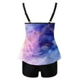 thumbnail image 5 of adviicd Tankini Modeste Hauts de Tankini Modestes pour Femmes - Hauts de Bain Coupe Ample Sans Bas (Violet, TG), 5 of 5