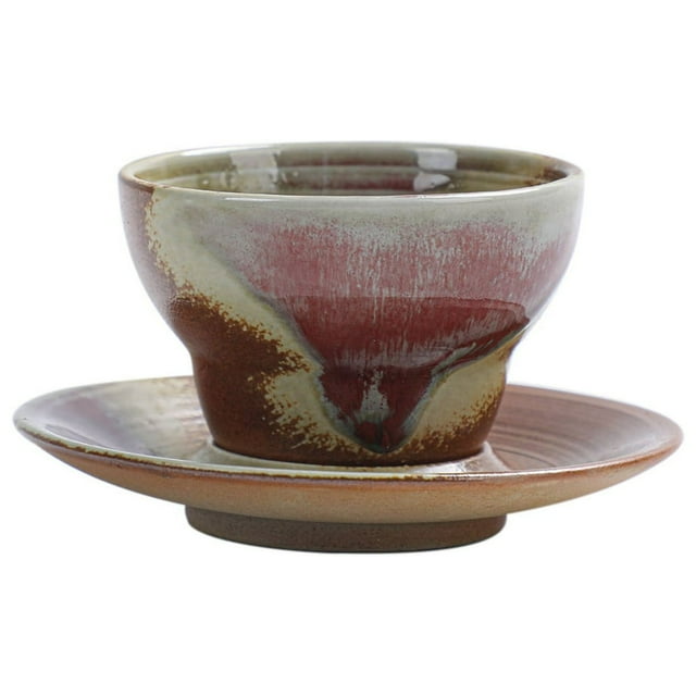 Espresso Cup With Base 140ml/4.7oz Vintage Style Ceramic Coffee Cups