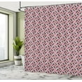 thumbnail image 4 of Ambesonne Modern Shower Curtain, Retro 60s 70s Triangles Art, 69"Wx70"L, Pale Almond, 4 of 4