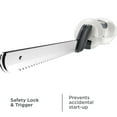 thumbnail image 6 of BLACK+DECKER 9-Inch Electric Carving Knife, Stainless Steel, White, 6 of 17