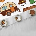 thumbnail image 4 of Erosebridal Kids Camper Black Out Curtains For Travel Trailers,Rustic Adventure Theme Curtains Pack of 2 (42x63 Each) For Boy Men, 4 of 7
