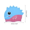 thumbnail image 4 of Gorro de Natación de Silicona de Cartoon de Peces Único 1 Pc Azul Cielo Rojo, 4 of 6