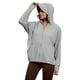 thumbnail image 1 of Blusas de Manga Larga de las Mujeres de Color Sólido con Capucha Cremallera Cardigan Hielo Seda Fina Chaqueta Protectora Solar para Uso Al Aire Libre Casual, 1 of 9