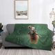 thumbnail image 2 of Fotbe Squirrel Manta de Franela con Estampado, Manta Ultrasuave para Cama, Sofá, Auto, Hipoalergénica y Antibolitas-40"x30", 2 of 6