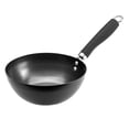 thumbnail image 1 of Wok de acero al carbono antiadherente con asas remachadas de tacto suave, Negro, 8 pulgadas, 1, 1 of 8