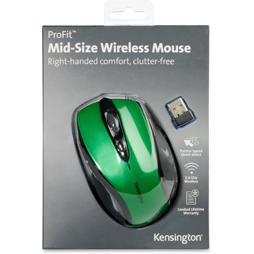 KMW72423 Kensington Pro Fit Mid-Size Wireless Mouse Graphite Gray