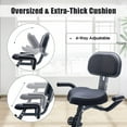 thumbnail image 4 of IM Beauty Folding Upright and Recumbent Stationary Bike, 4 of 10