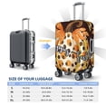 thumbnail image 4 of Hirioo Fall Farmhouse Pumpkins for Elasticity Suitcase Cover (No luggage Included) Durable Luggage Protector Fits 18-32 Inch Luggage-Large, 4 of 7