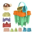 thumbnail image 4 of Modelo de Castillo de arena de 14 piezas Strade Fareast Limited Juguete de playa Verde, 4 of 8