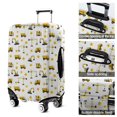 thumbnail image 5 of Cartoon Construction Vehicles Stars White Pattern Luggage Cover Fashion Suitcase Cover Baggage Covers Fit 25-28 Inch Luggage (Go Travel), 5 of 5