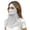 Gray, variant on Womens Full Face Neck Cover Sun Protection Mask with Breathable Hole Soild Color Trendy Outdoor Outdoor(Gray/Free Size)
