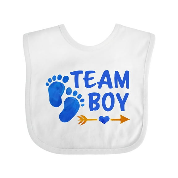 Inktastic Team Boy Boys or Girls Baby Bib