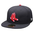 thumbnail image 3 of [STOCK Listo] M.L.B Gorra Plana Hombre Rojo Sox Béisbol 5.9 . Sombrero De Mujer F.I.F.T.Y Totalmente Cerrado N.E.W.E.R.A, 3 of 3