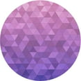 thumbnail image 1 of Ahgly Company Indoor Round Patterned Violet Purple Area Rugs, 8' Round, 1 of 6