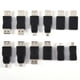 thumbnail image 1 of Adaptador Micro USB, Paquete de 12 PCS Conectores de Adaptadores USB2.0, Fáciles de USAR, Resolver Problemas de Conexión, Diferentes Adaptadores de Alta Velocidad, Peso de 88 G, 1 of 7