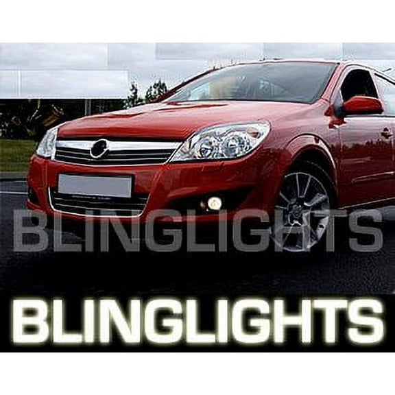 For Blue LED Angel Eye Halo Fog Lights Lamps for 2008 2009 2010 Saturn Astra