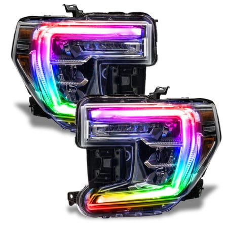 Oracle 19-21 GMC Sierra 1500 RGB W Headlight DRL Upgrade Kit Colorshift-No CNTLR