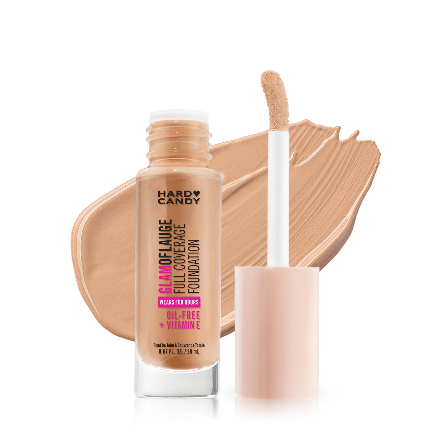 Hard Candy Glamoflauge Full Coverage Foundation, 1510 Warm Beige