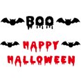 thumbnail image 3 of Kmbangi Halloween Letter Bat Shaped Banner Decorative Pendant Hanging Artware, 3 of 5