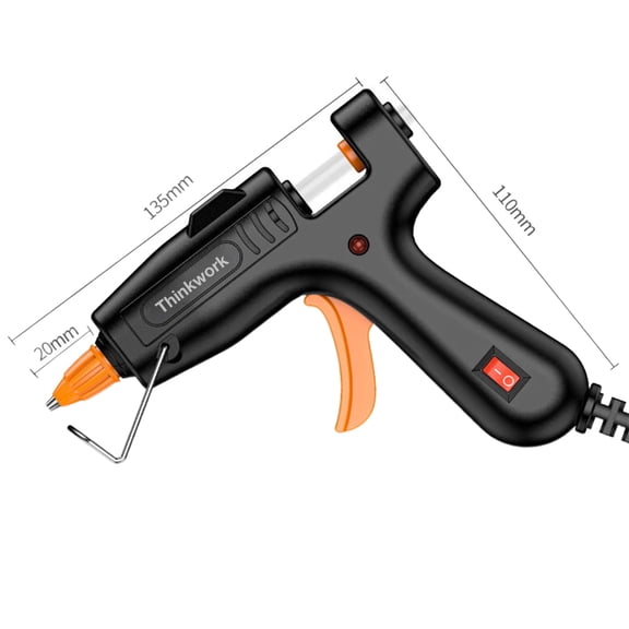 Thinkwork Electric glue guns, Mini Hot Glue Gun with 30 Glue Sticks, Fast Heating Hot Melt Gun