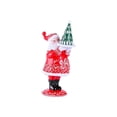thumbnail image 3 of Figurines de Noël Père Noël Ornements Mignons pour Table Bureau Restaurant Homme Rouge, 3 of 9