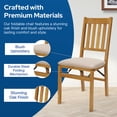 thumbnail image 4 of Arts and Craft Harwood Stakmore Adult Folding Chair with Blush Upholstery - Oak Finish, 4 of 6