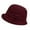 Red, variant on MANHUJI Church Hats For Women Women'S Autumn And Winter Dome Casual Fisherman Pot Hat Small Bowler Hat Summer Hats For Women (Khaki,M)