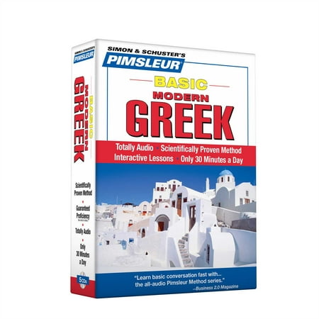 Pimsleur Greek (Modern) Basic Course - Level 1 Lessons 1-10 CD : Learn to Speak and Understand Modern Greek with Pimsleur Language (Best Language Learning Programs 2019)