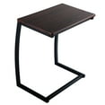 thumbnail image 3 of Veryke Modern C-Shape Side Table, Sofa End Table - Brown, 3 of 10