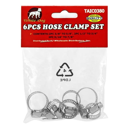 

6 - pc. Hose Clamp Set