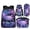 Purple Floral Axolotl, variant on Yspwyqan Purple Floral Axolotl Kids Backpack Set 4Pcs with Lunch Box Pencil Case Water Bottle Bag, 17 Inch Double Zipper Lightweight Bookbags Fits 14" Laptop for School Travel Hiking