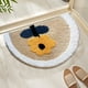 thumbnail image 5 of RKSTN bathroom rugs Cute Bathroom Carpet Semi-circular Bathroom Floral Bathroom Mat Soft And Water Absorbent Non Slip Bathtub Mat, 5 of 8