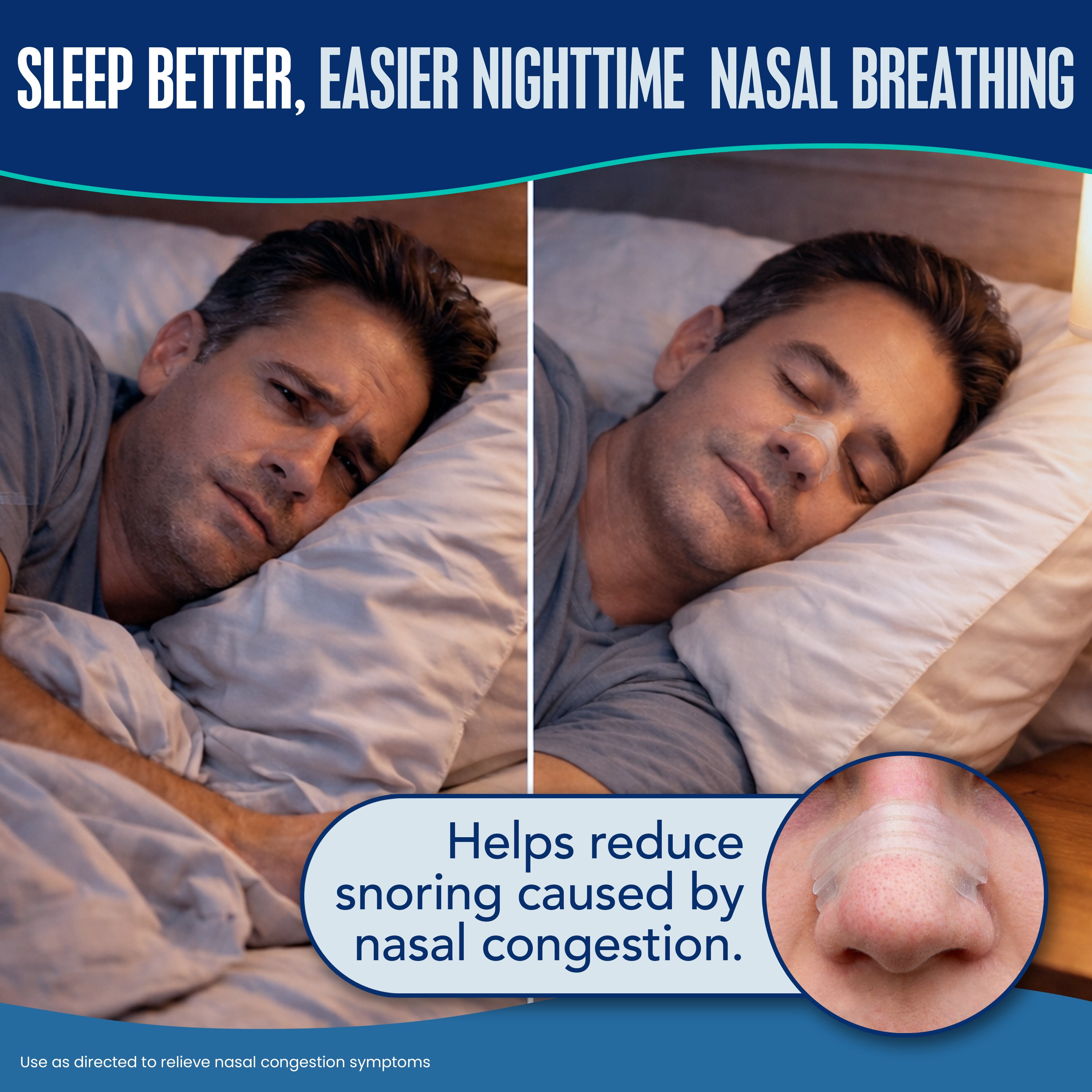 Breathe Right Nasal Strips, Clear Nasal Strips, Extra Strength, For Sensitive Skin, 26 Count