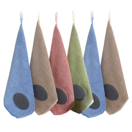 

Dish Cloth 6Pcs Kitchen Dish Towels Multifunctional Dish Washing Cloth Towels