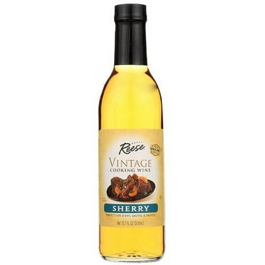 Reese Sherry Cooking Wine, Alcohol-Free, 12.7 oz Bottles, Pack of 6 – Non-Alcoholic Cooking Wine for Sauces, Marinades & Recipes