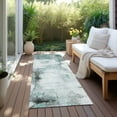 thumbnail image 6 of Addison Rugs Chantille Indoor/Outdoor Transitional Modern Teal Washable Runner Rug, 2'3" x 7'6", 6 of 6