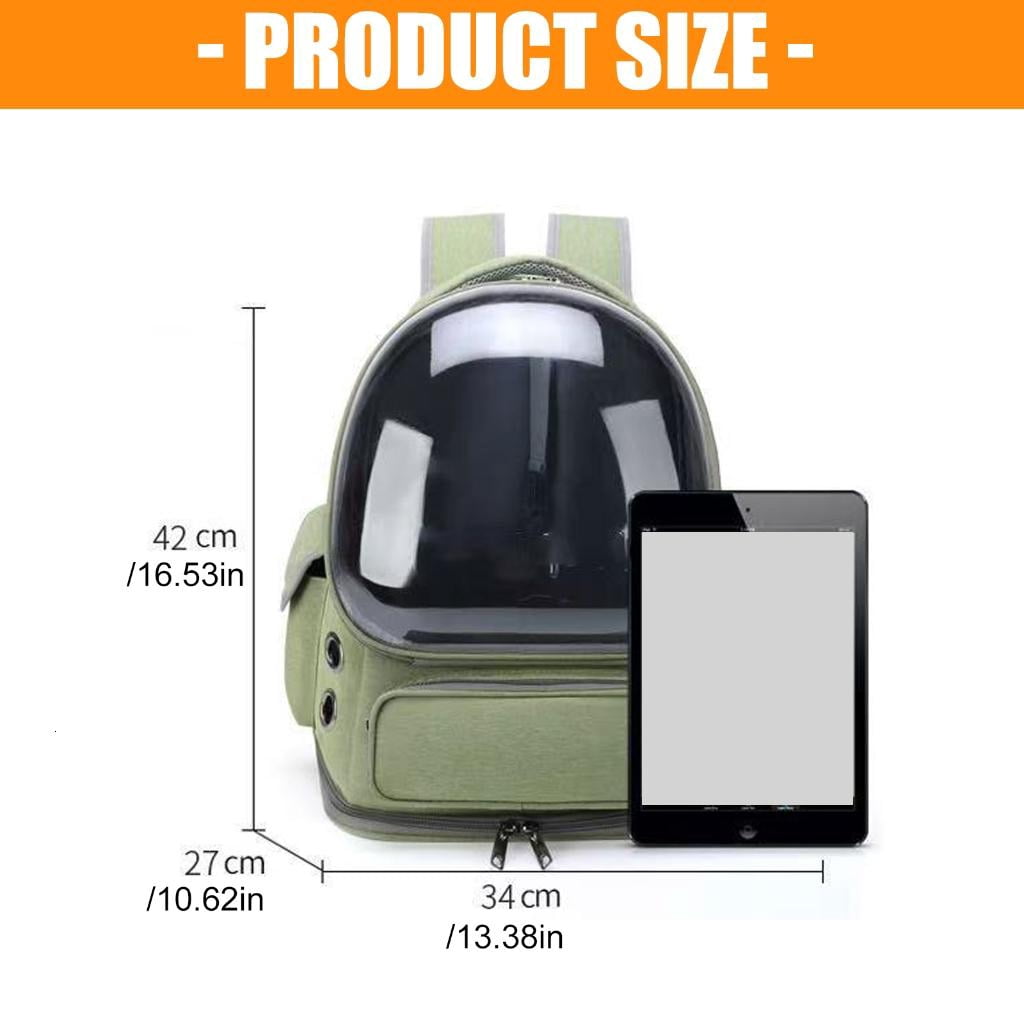 Yihuala Travel Pet Backpacks with Clear Window For Small Cats Dogs Breathable Pet Carrying Backpacks For Outdoor and Travel