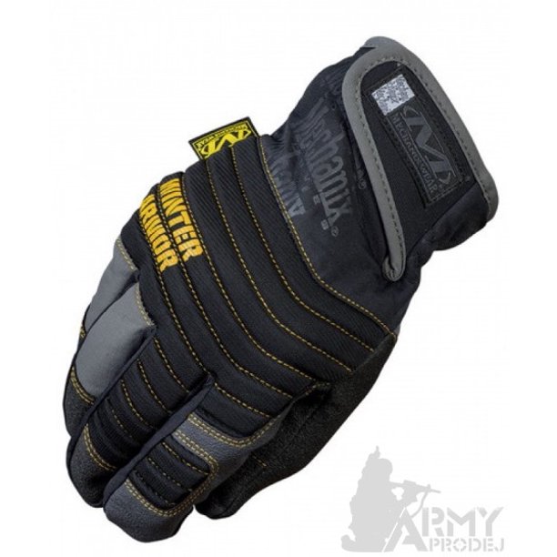 Mechanix Wear XLarge Black And Gray Winter Armor Nylon Fleece Lined