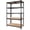 Black, variant on 5 Tier Laminated White Metal Shelving Unit Adjustable Garage Storage Utility Rack Heavy Duty Shelves Organization Multipurpose Shelf Warehouse Basement Pantry 29" W x 12" D x 59" H 1Pack