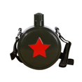 thumbnail image 3 of Hervidor de agua para deportes al aire libre para niños y estudiantes, taza de agua de entrenamiento militar, hervidor de agua militar de acero inoxidable 304, hervidor portátil con correa, 3 of 3