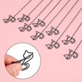 thumbnail image 2 of 20 Pcs Gold Flower Card Holder Sticks, 12 Inch Metal Wire Floral Picks, Gold Flower Pick Card Holder,, 2 of 3
