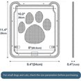 thumbnail image 5 of Pet Flap Fly Screen with Magnet Dog Flap Cat Flap for Fly Screen Door Lockable pet door for cats/dogs, 5 of 5