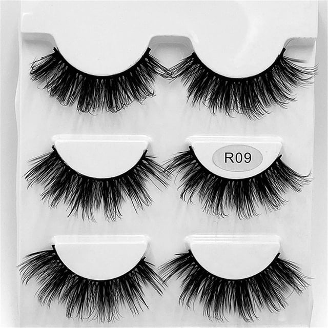 Pestañas naturales, pestañas postizas, pestañas cortas, pestañas postizas de visón tenues, pestañas postizas naturales suaves, pestañas negras gruesas en racimo para mujeres, pestañas postizas de maqu