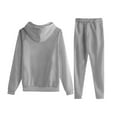 thumbnail image 4 of Trapstar Ensembles de Chandails à Capuchon pour Enfants Chandails Graphiques à Manches Longues pour Garçons Filles Amples Trapstar Chandails à Enfiler de Rue+pantalons de Survêtement Ensemble pour Enfants de 2 Ensembles de Chandails Classiques (Gris Pâle, 110), 4 of 4