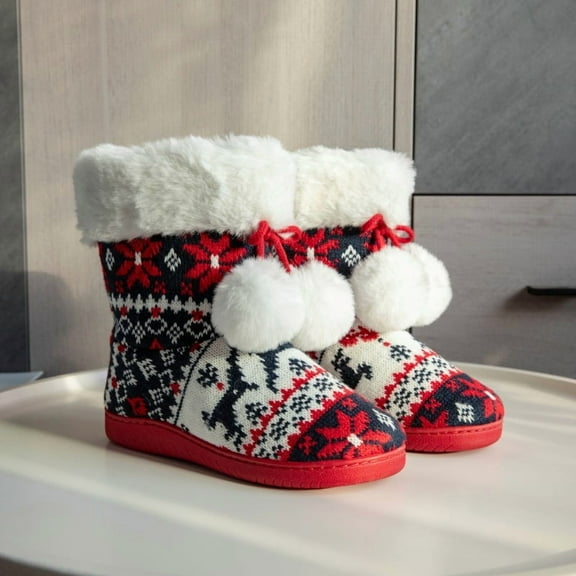 Winter Snow Boots for Women Men Fuzzy Outdoor Barefoot Shoes Hiking Tennis Booties with Fuzzy Collar